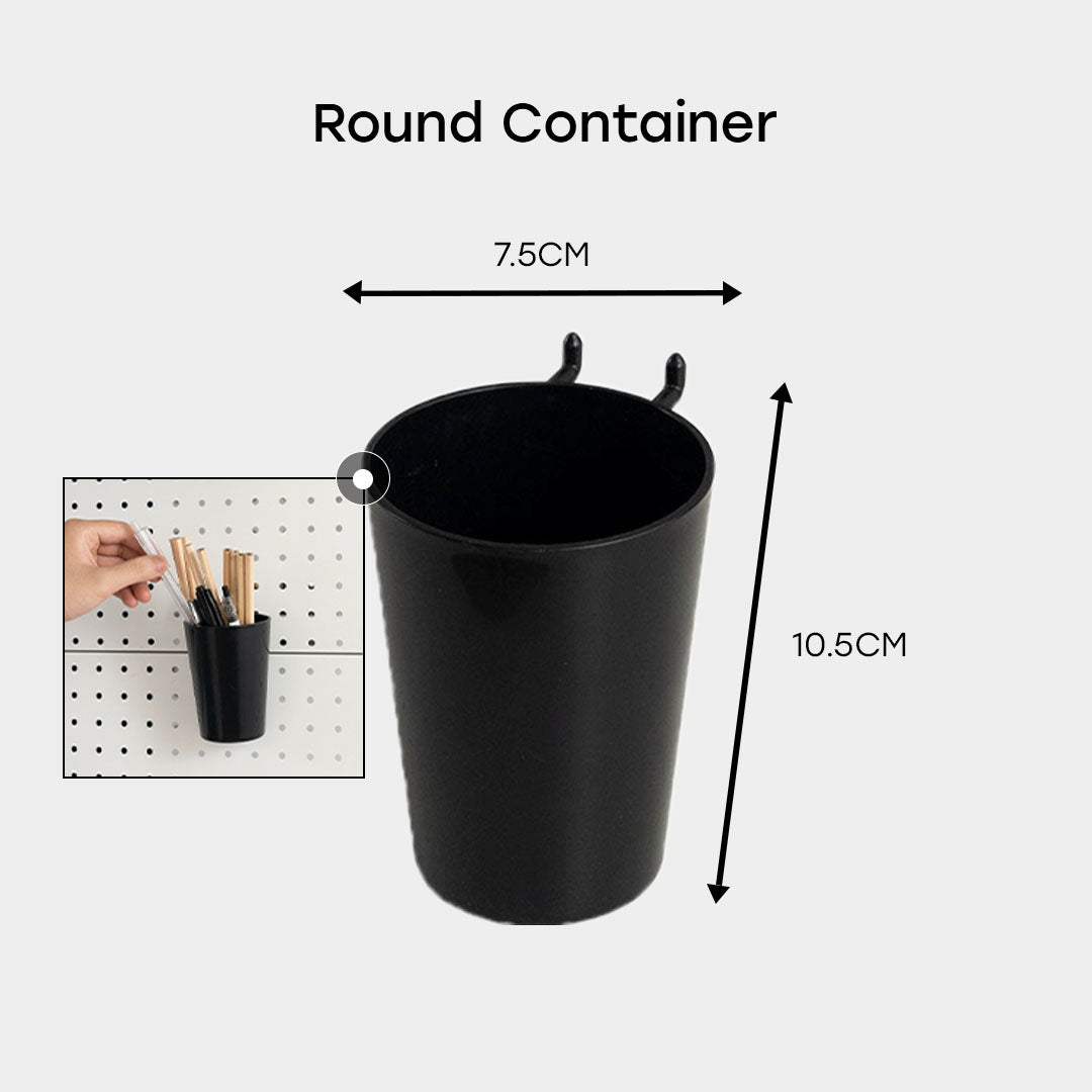 OCDEE™ MagicBoard Accessories - Round Container - Black
