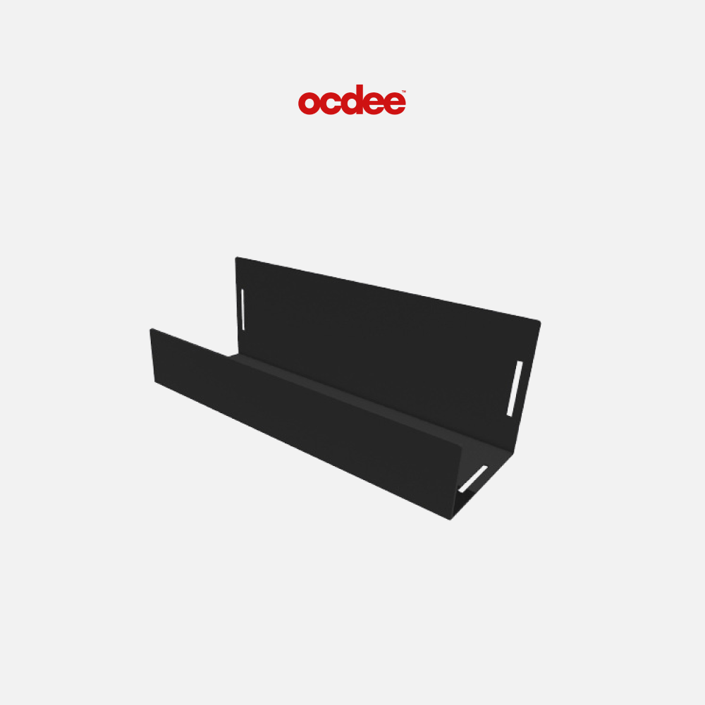 OCDEE™ MagicBoard Accessories - Magnetic Metal Shelf (M) - Black
